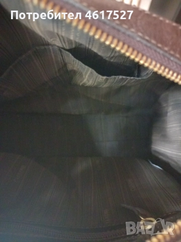 Кафява дамска чанта кожа, снимка 10 - Чанти - 52088179