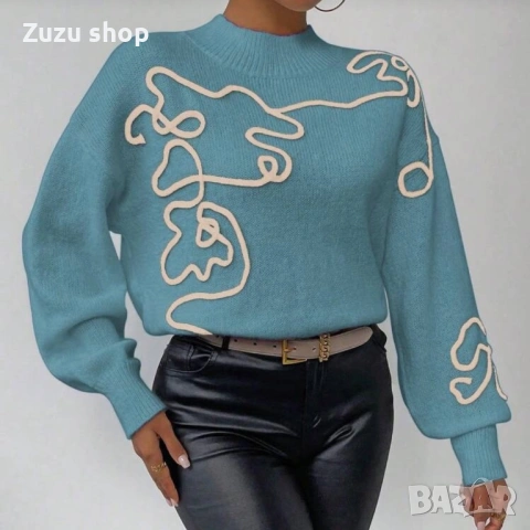 Дамска блуза с дълъг ръкав, снимка 15 - Блузи с дълъг ръкав и пуловери - 53158622