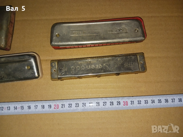 Стари устни хармоники - 5 броя , устна хармоника, снимка 6 - Духови инструменти - 52225883