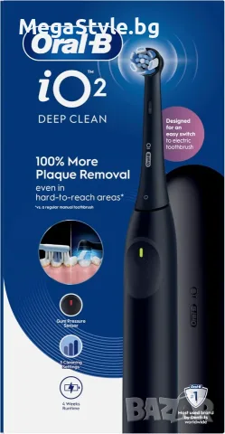 Електрическа четка за зъби Oral-B iO2 Night Black + Калъф за пътуване