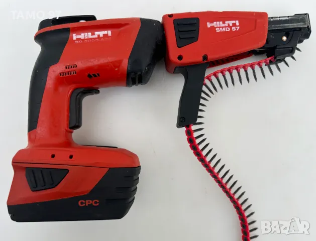 Hilti SD 5000-A22 - Акумулаторен винтоверт за гипсокартон с магазин SMD57, снимка 3 - Винтоверти - 49535453