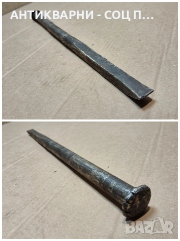 Старо Ковано Дърводелско Длето. / НОМЕР 1529., снимка 3 - Антикварни и старинни предмети - 53660480