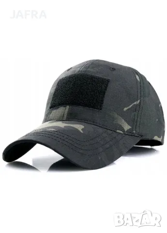 Тактическа Шапка с Велкро Панели + 3 Сменяеми Нашивки, Универсален Размер, Персонализиране,, снимка 8 - Шапки - 48683045