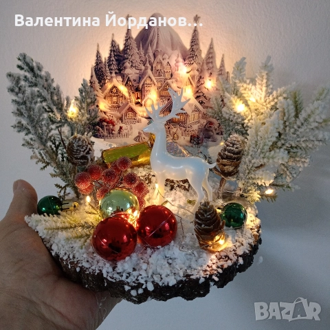 коледни декорации светещи 