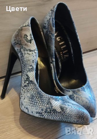 Обувки на висок ток - ЕСТЕСТВЕНА КОЖА , снимка 16 - Дамски обувки на ток - 40980176