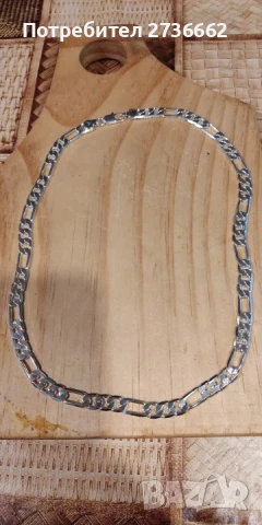 Сребърен ланец Картие, снимка 5 - Колиета, медальони, синджири - 51151937