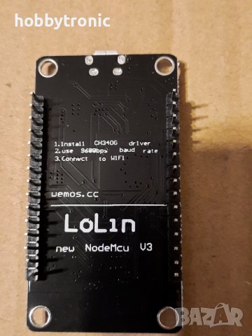 NodeMCU V3 ESP8266 WiFi модул, снимка 6 - Друга електроника - 30417669