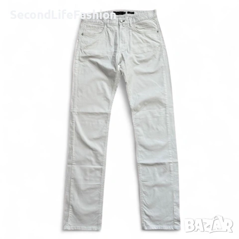 Дамски панталон Massimo Dutti слим бял размер 30