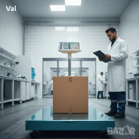 Електронен кантар с платформа до 1000 кг, снимка 3 - Везни - 53780579