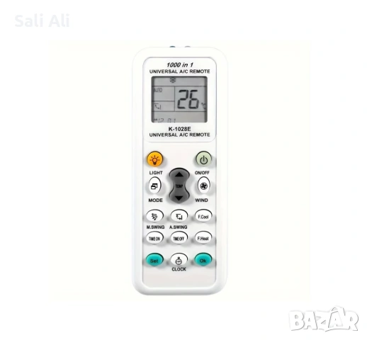 Универсално Дистанционно за Климатици Всички Марки 2002-2025 Климатик
