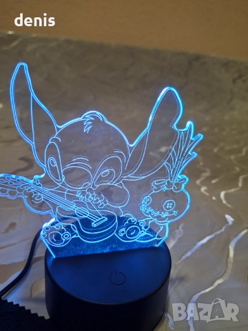 Детска лампа Стич, снимка 3 - Друга електроника - 52888189