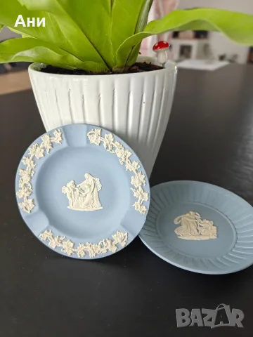 Чиния и пепелник Wedgwood Jasperware, снимка 2 - Декорация за дома - 55964208
