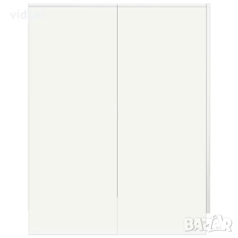 vidaXL Шкаф за пералня, бял, 71x71,5x91,5 см, снимка 5 - Шкафове - 56147867