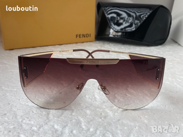 -15 % разпродажба Fendi 2022 дамски слънчеви очила маска с лого, снимка 2 - Слънчеви и диоптрични очила - 36106919