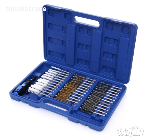 Комплект четки за почистване на инжектори и свещи