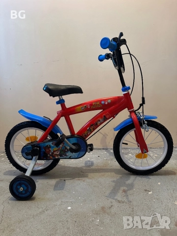 Toimsa, Детски велосипед Paw Patrol, с помощни колела, 16 инча, снимка 2 - Други - 52550578