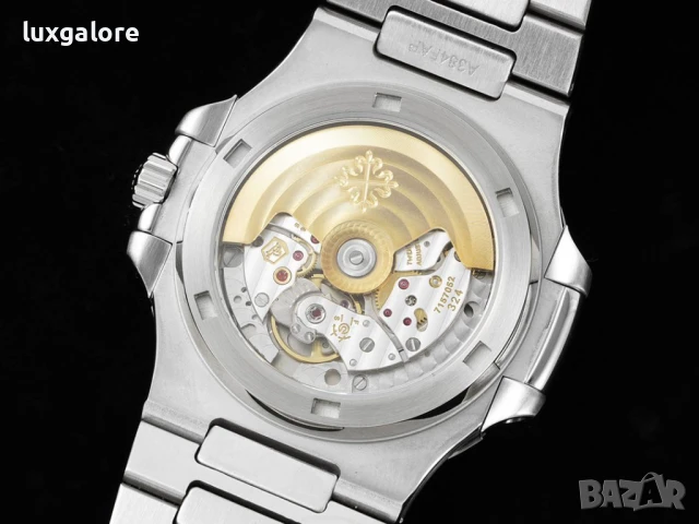 Мъжки часовник Patek Philippe Nautilus Ruby Bezel с автоматичен швейцарски механизъм, снимка 8 - Мъжки - 50616801