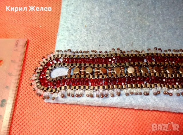 МЪНИСТЕНА ВИНТИДЖ ГРИВНА КРАСИВА РЪЧНА АРТ ИЗРАБОТКА 47334, снимка 5 - Гривни - 47315965