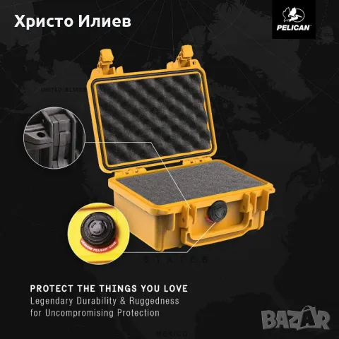 Твърд водоустойчив куфар калъф за дрон фотоапарат, снимка 4 - Дронове и аксесоари - 47516919