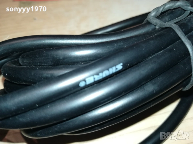 SHURE-КАБЕЛ ЗА МИКРОФОН 1911251024, снимка 3 - Микрофони - 52463111