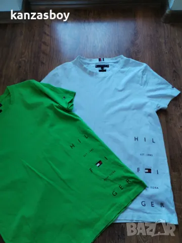 Tommy Hilfiger - страхотна мъжка тениска SLIM FIT 2 цвята , снимка 6 - Тениски - 50086831