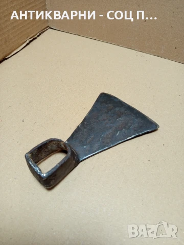 Соц Стара Ръчно Кована Мотичка Номер 2. Тегло 0.350кг., снимка 3 - Антикварни и старинни предмети - 50704493