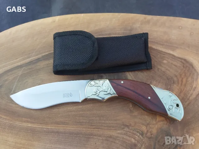 Сгъваем нож BODA Stainless с текстилна кания,131