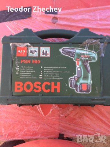 Акумулаторен винтоверт Bosch PSR 960, снимка 2 - Винтоверти - 41543532