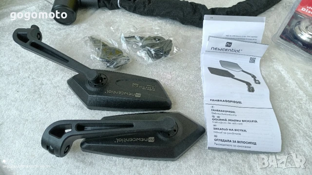 Огледала комплект за мотор и колело, мото вело огледала комплект , снимка 5 - Части за велосипеди - 51332545