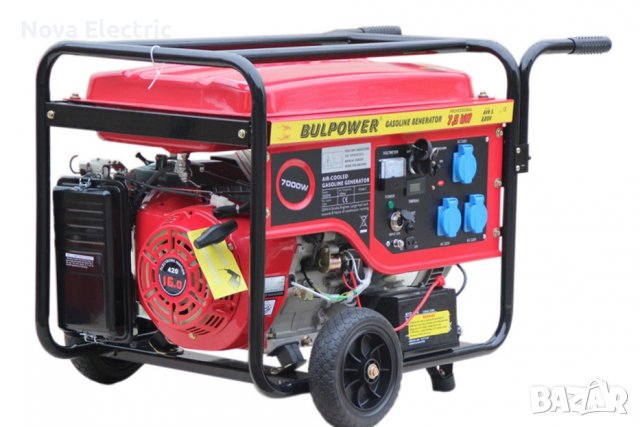 Професионален генератор за ток 7.5 kW модел BS-7500E (дигитален) Nova Electric