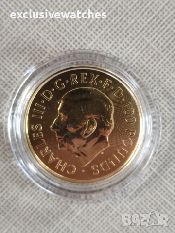 1 тройунция 24 карата Златна Монета Британия и Либърти 2024, снимка 6 - Нумизматика и бонистика - 44681420