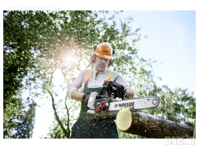 Акумулаторен Безчетков Верижен Трион Резачка PARKSIDE Performance PPKSA 40-Li A1, снимка 7 - Градинска техника - 49434574