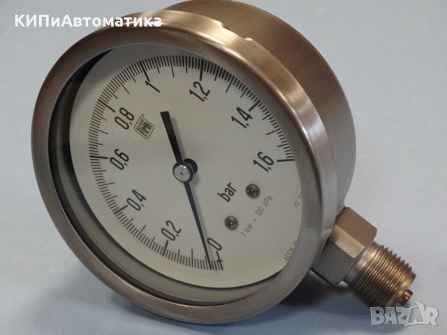 Манометър Nuova Fima Ф 100, 1.6 bar, снимка 4 - Резервни части за машини - 34464319