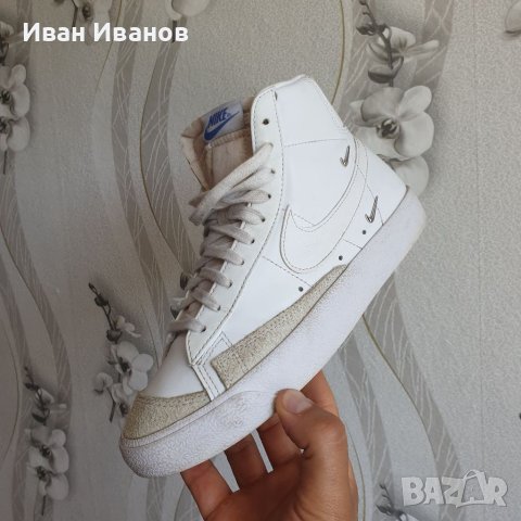 маратонки /кецове Nike Blazer Mid 77 White номер 39 , снимка 18 - Маратонки - 40998756