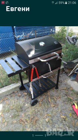 Барбекю на дървени въглища ново