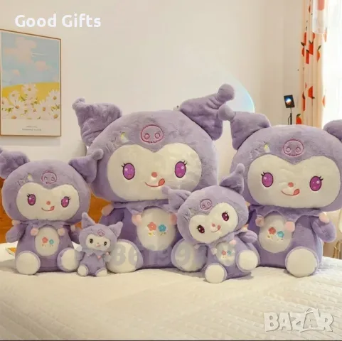 Голяма плюшена играчка Hello Kitty Kuromi 100см, Плюшена играчка Кити , снимка 3 - Плюшени играчки - 47268379