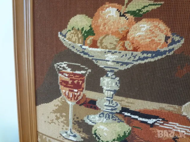 Голям гоблен - ръчна изработка, снимка 8 - Гоблени - 50196748