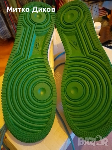Nike Air Force 1 US 9 UK 8 #42.5 270 мм маркови нови маратонки естест.кожа бял Найк, снимка 9 - Маратонки - 53525616