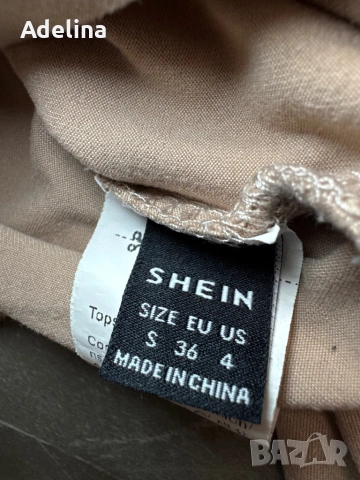 тениска crop top, снимка 2 - Корсети, бюстиета, топове - 53226024