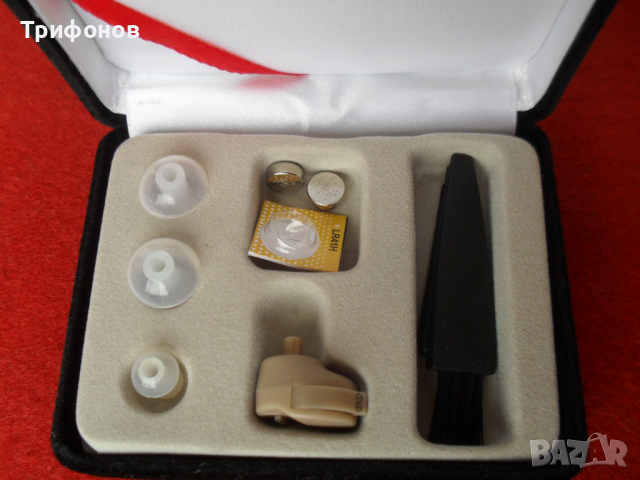  Слухов апарат НОВ, ОРИГИНАЛ, НЕМСКИ- мини "Weinberger" МЕДИЦИНСКИ СЕРТИФИКАТ, снимка 3 - Слухови апарати - 44805446