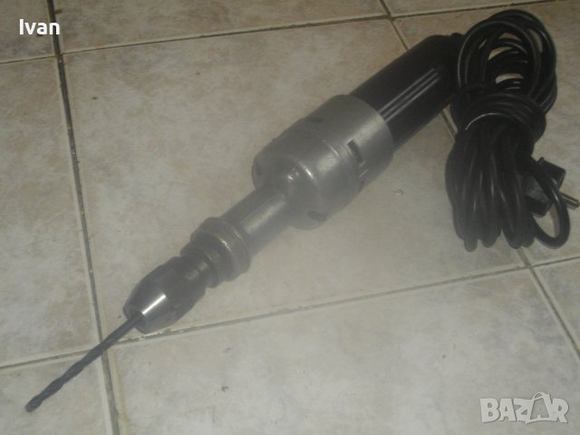 Немски Старо Качество Прав Шлайф-BOSCH-GEMANY-220 Волта/110 Вата-ф10мм-Отличен-360мм-Алумин/Бакелит, снимка 2 - Други инструменти - 42427812