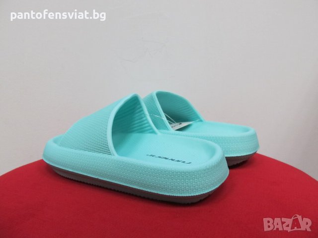 Детски гумени чехли Runners мента 30/35, снимка 3 - Детски джапанки - 40200785