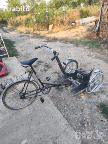 Велосипед триколка, снимка 6 - Градинска техника - 51266540