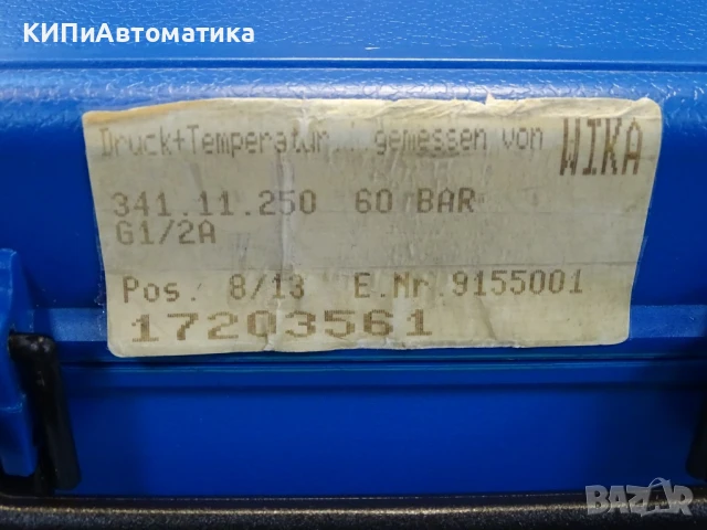 образцов манометър WIKA 341.11.250 (0-60)Bar precision test pressure gauge, снимка 7 - Резервни части за машини - 50505256