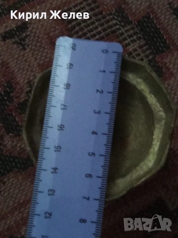 Месингов свештник 54280, снимка 5 - Антикварни и старинни предмети - 53638102