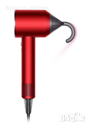 DYSON Supersonic HD07 Сешоар с Пет приставки и Кожена кутия за съхранение Червен НОВ, снимка 3 - Сешоари - 48233680