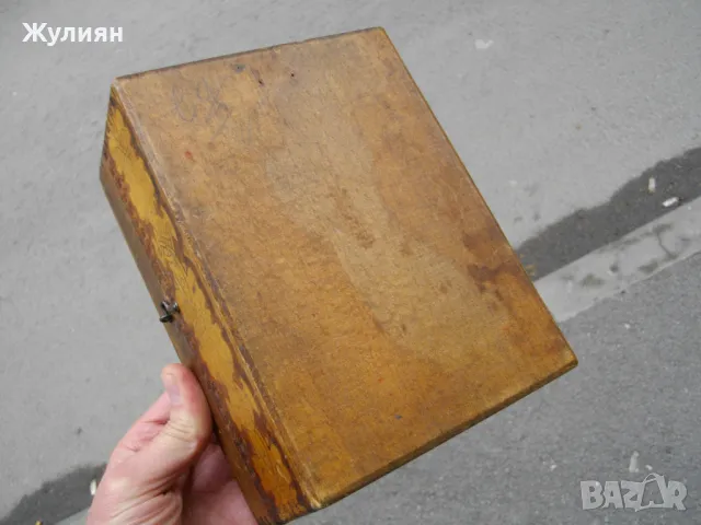 СТАРА ДЪРВЕНА КУТИЯ ЗА ЧАСОВНИК, снимка 5 - Антикварни и старинни предмети - 48335277