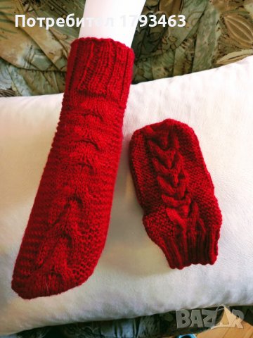 Ръчно плетени дамски чорапи размер 36