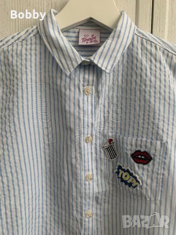 Риза-туника Breeze girls 7-8 години, снимка 2 - Детски Блузи и туники - 34052702