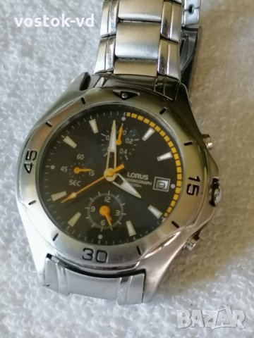 LORUS CHRONOGRAPFF РАБОТЕЩ МЪЖКИ ЧАСОВНИК , снимка 2 - Мъжки - 34069907